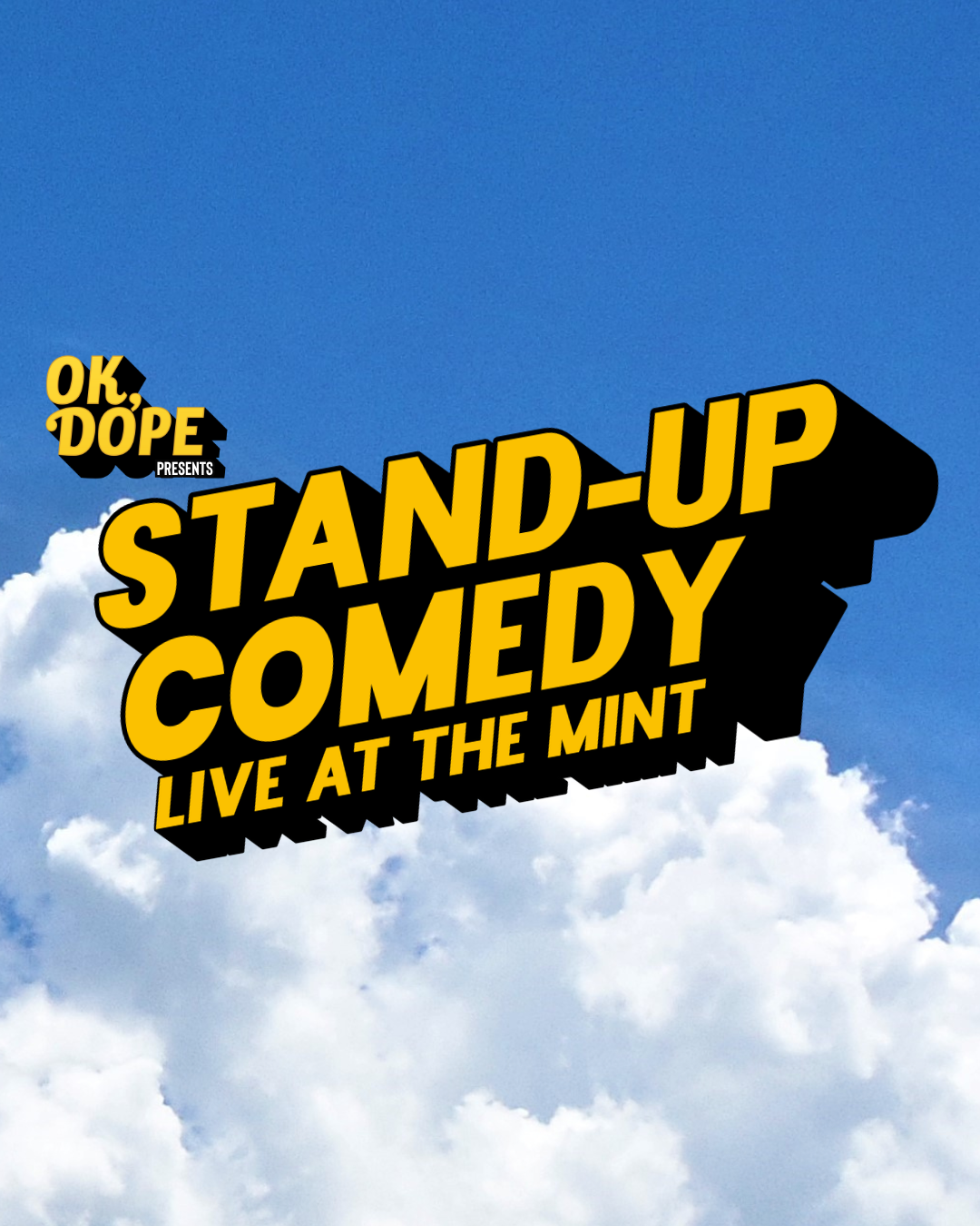 STAND-UP COMEDY Live at The Mint!