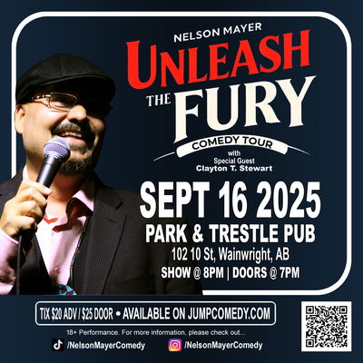 Nelson Mayer: Unleash The Fury - Comedy Show ( Wainwright)