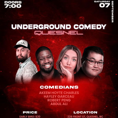 Underground Comedy - Quesnel